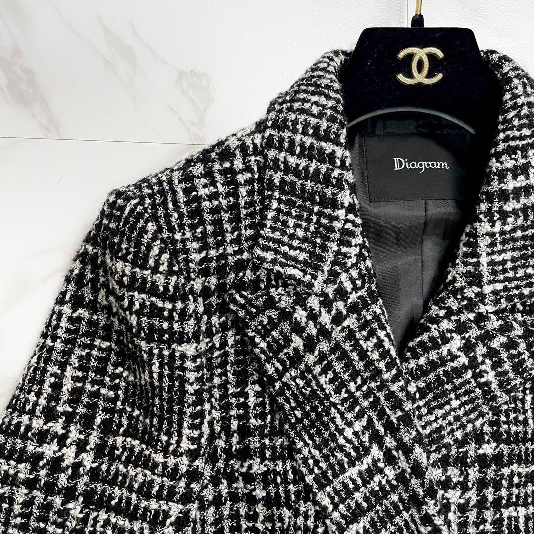 大人気✨完売品 グレースコンチネンタル ツイードテーラードジャケット 金ボタン