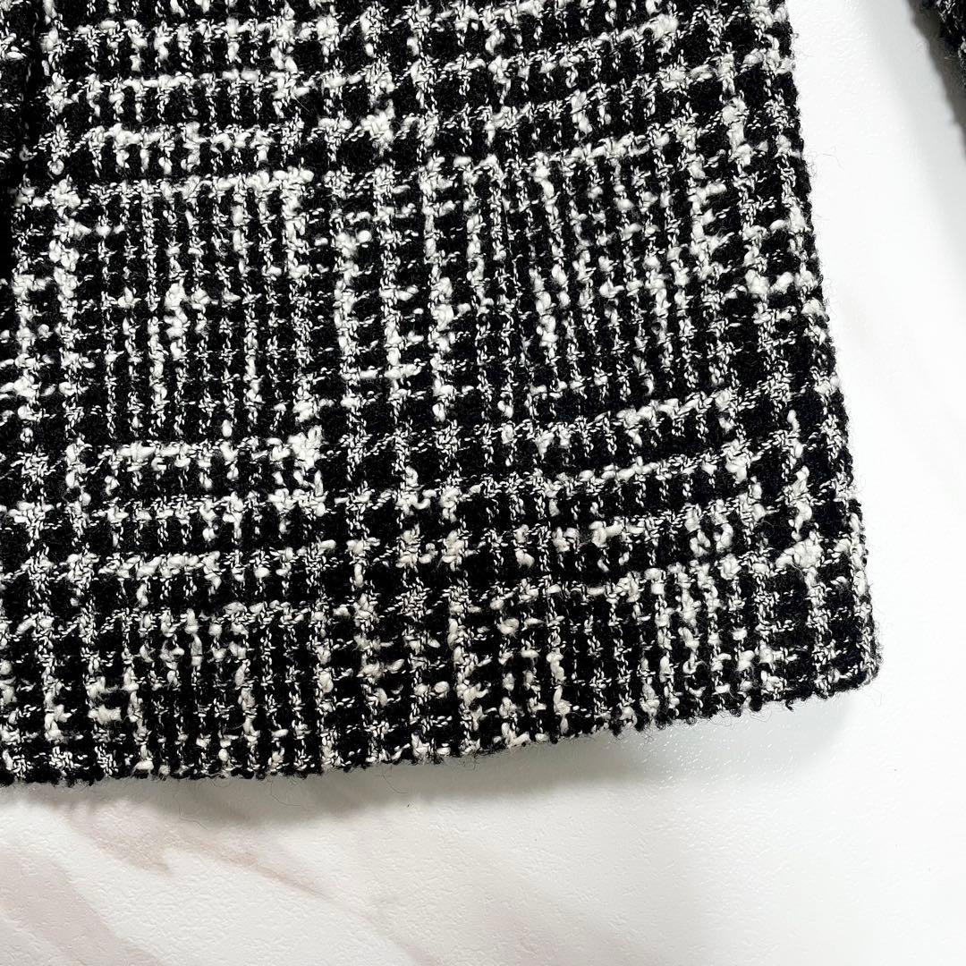 大人気✨完売品 グレースコンチネンタル ツイードテーラードジャケット 金ボタン