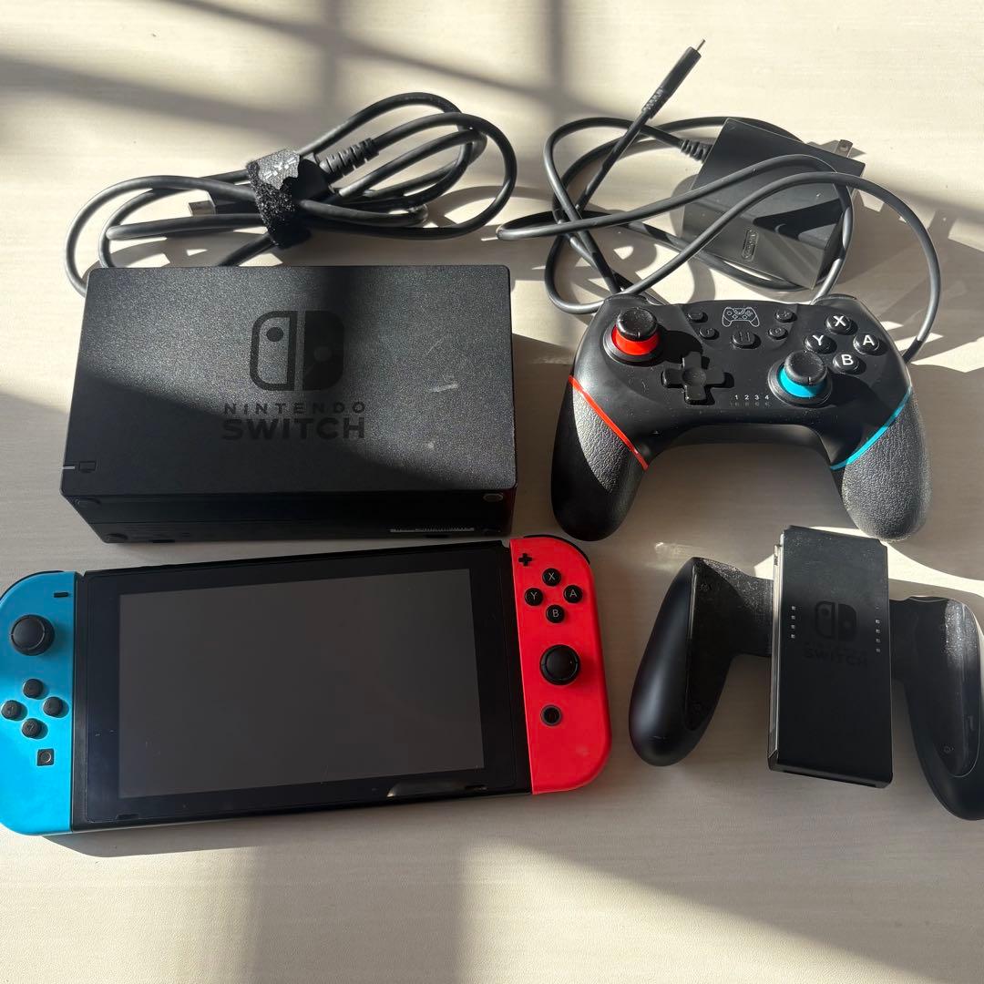 Nintendo Switch 本体 付属品完備 SDカード、コントローラー付き