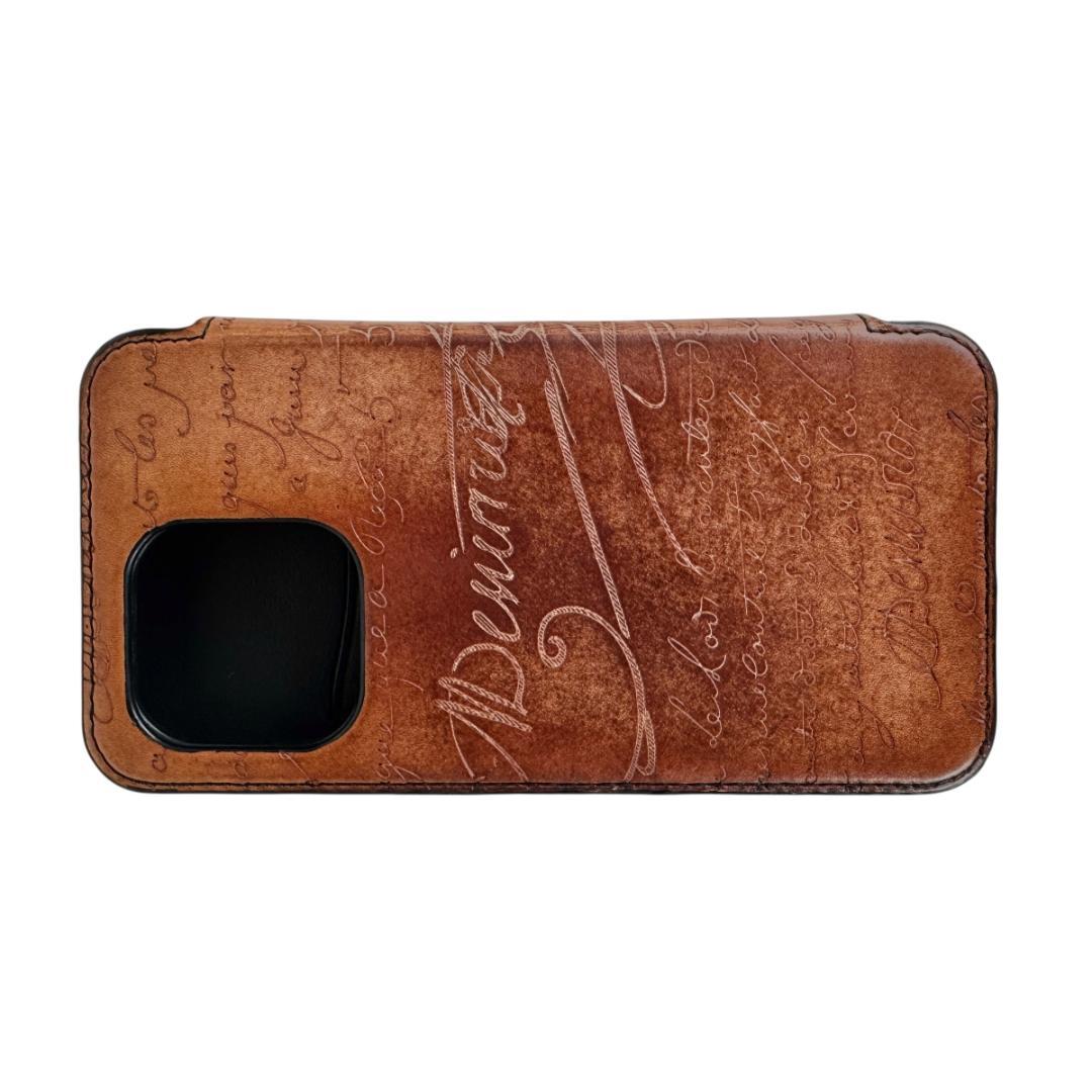 良品★　ベルルッティ　iPhone 15 Pro 対応 フォリオ　スマホケース