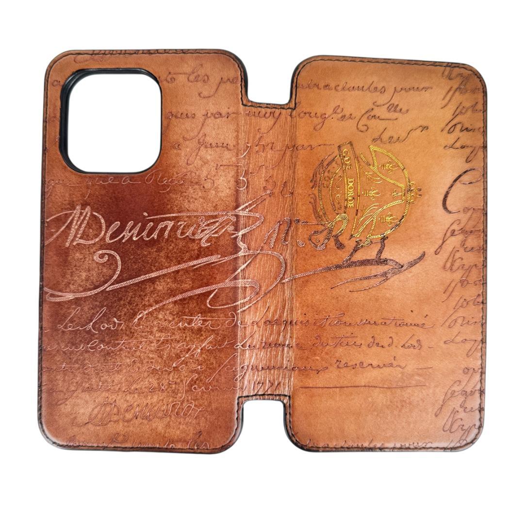 良品★　ベルルッティ　iPhone 15 Pro 対応 フォリオ　スマホケース