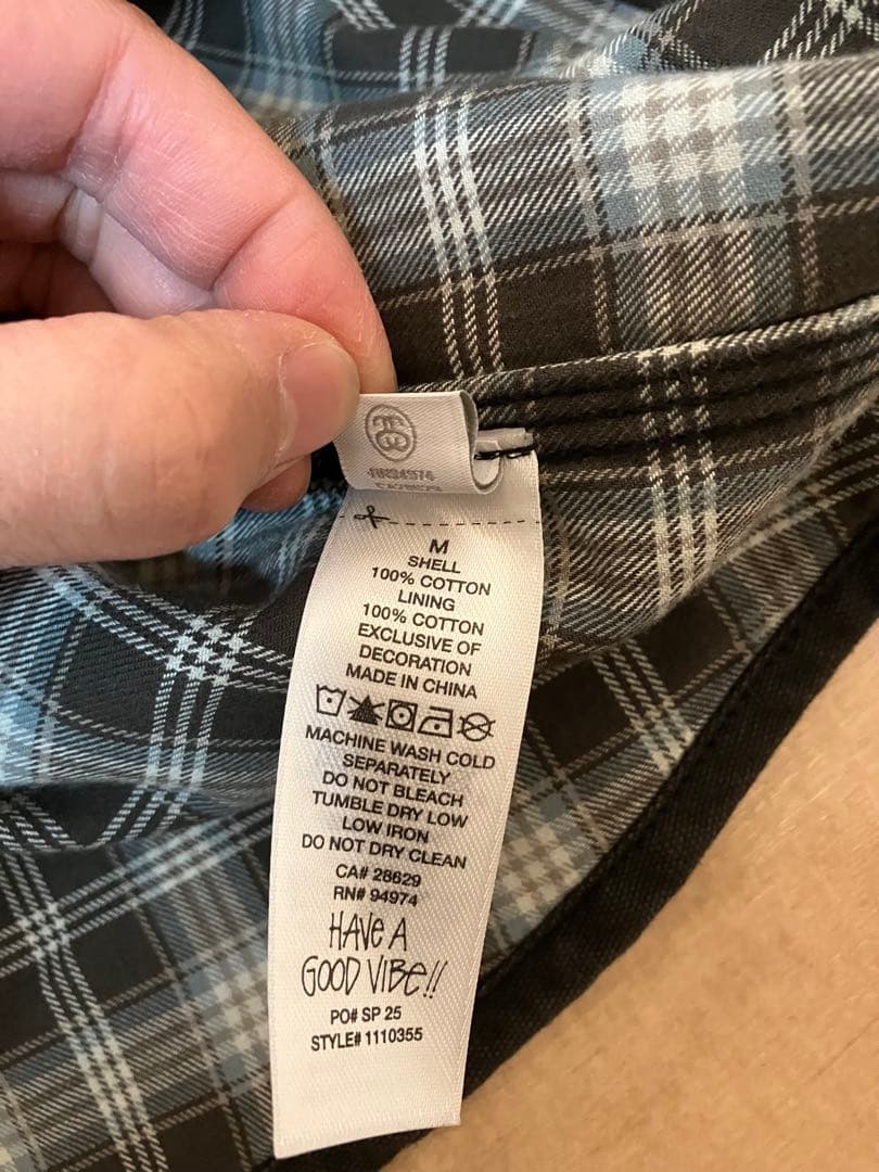 ジャケット・アウター stussy HEAVY WASHED CANVAS SHIRT