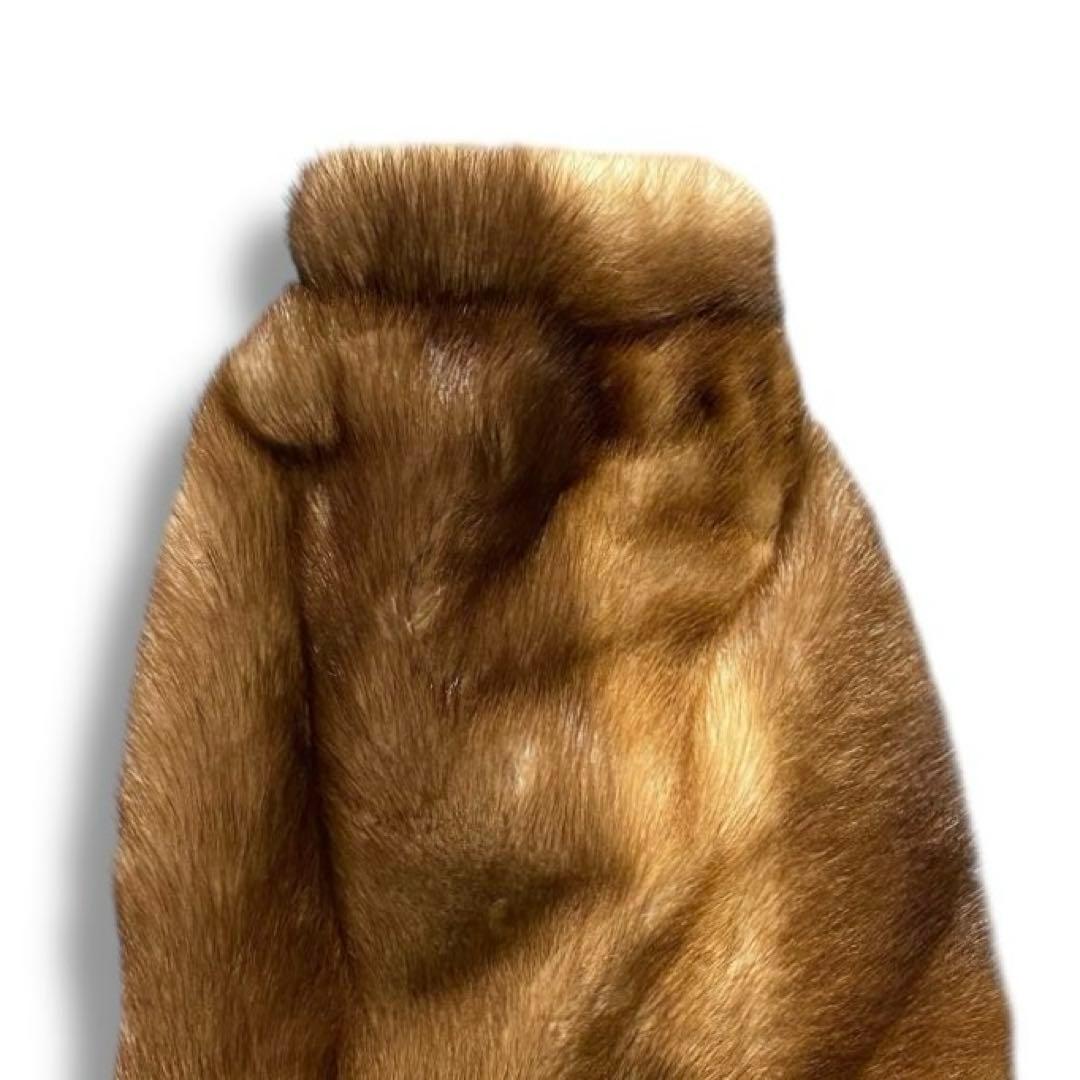 美品 SAGA MINK 金サガ 毛皮 ファー コート アウター ロング 高級