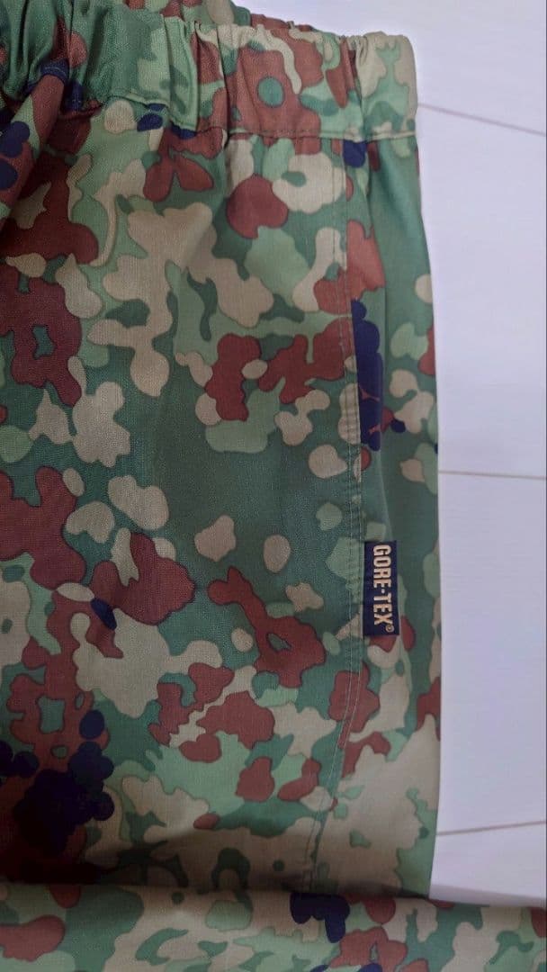 GORE TEX　ゴアテックス　雨衣　レインコート上下　迷彩　М