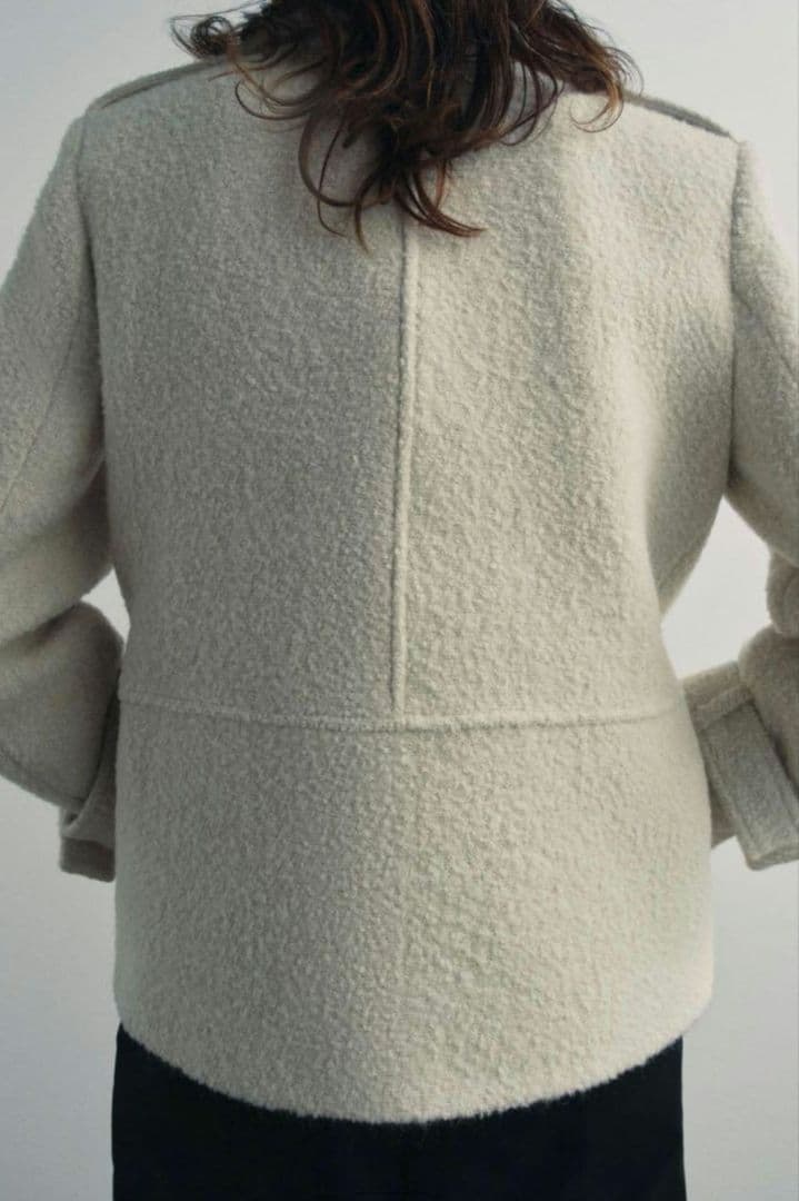 ZARAウール混ブレークコート／未使用