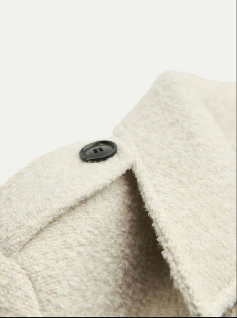 ZARAウール混ブレークコート／未使用