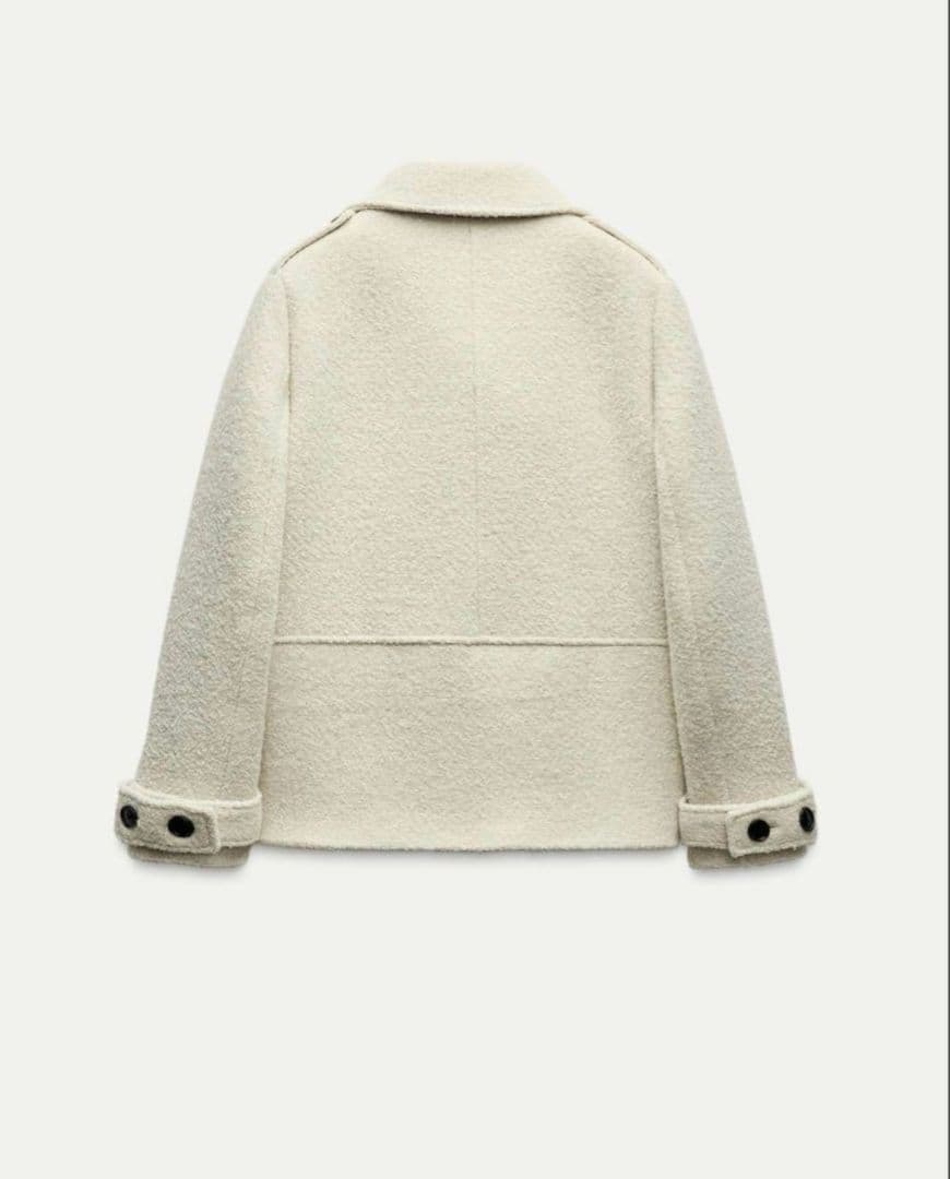 ZARAウール混ブレークコート／未使用