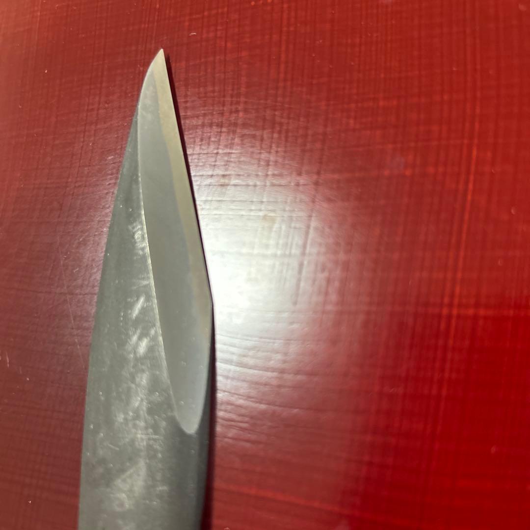 裕*様 希少　越後与板名工　三代助丸　鮎　切出し小刀　碓氷金三郎　黄綬褒章・勲六