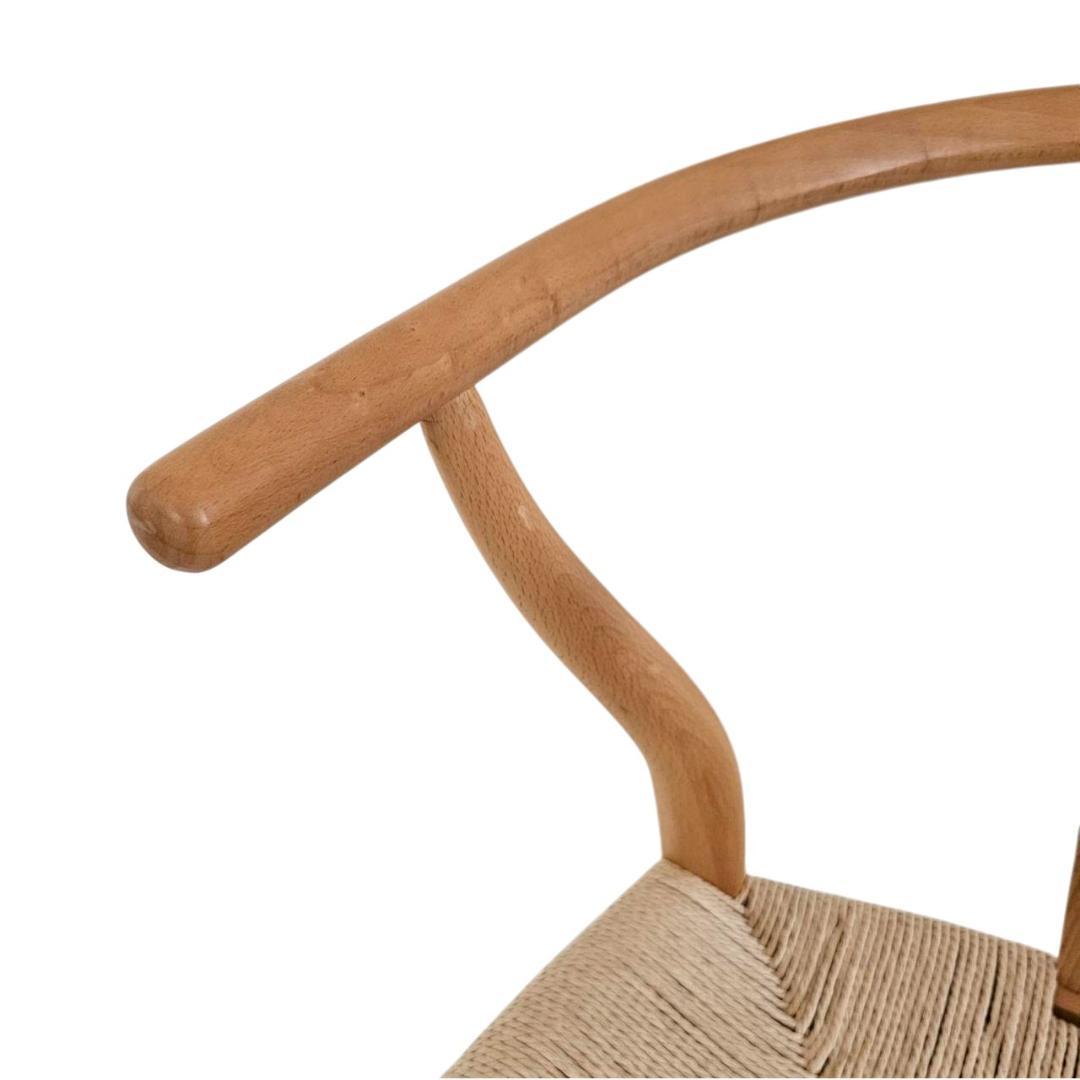 北欧Yチェア風 ペーパーコード ダイニングチェア① リプロダクト ナチュラル