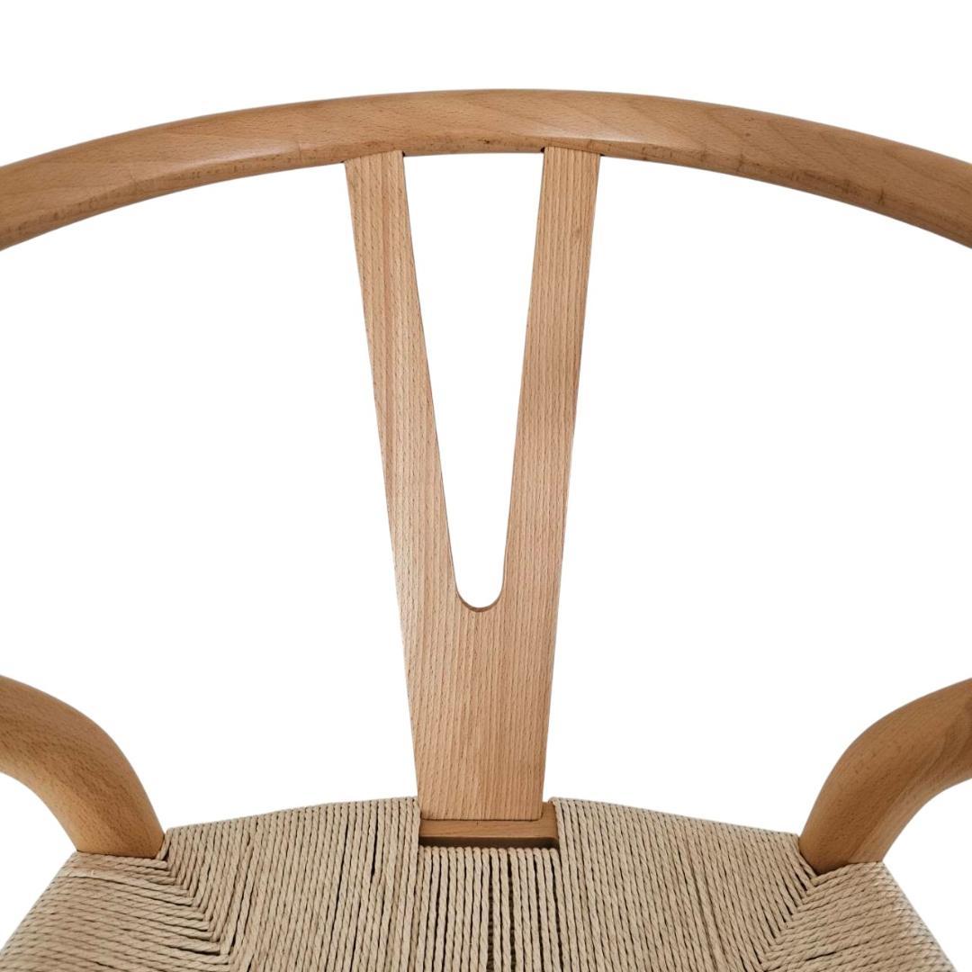 北欧Yチェア風 ペーパーコード ダイニングチェア① リプロダクト ナチュラル