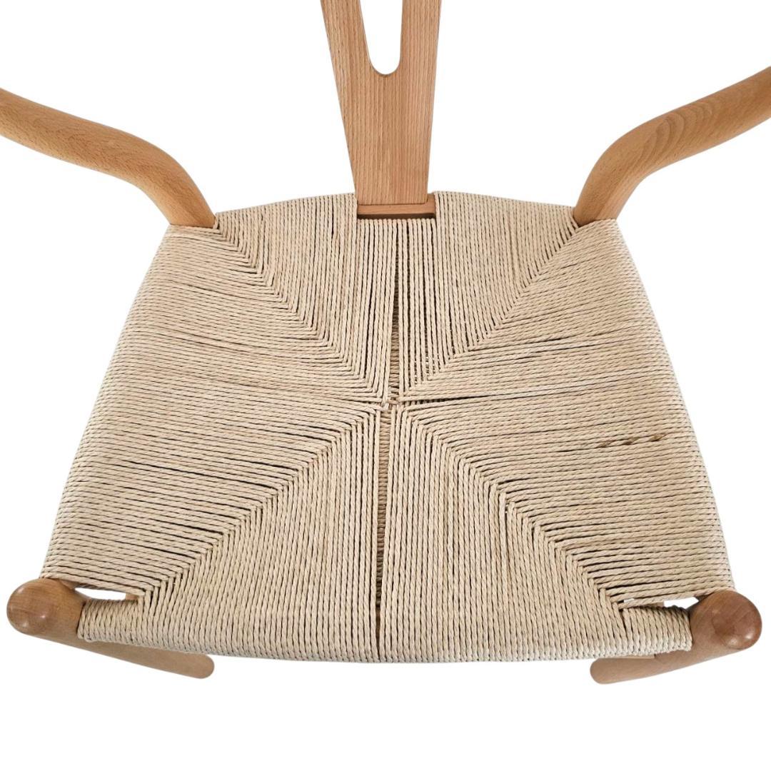 北欧Yチェア風 ペーパーコード ダイニングチェア① リプロダクト ナチュラル