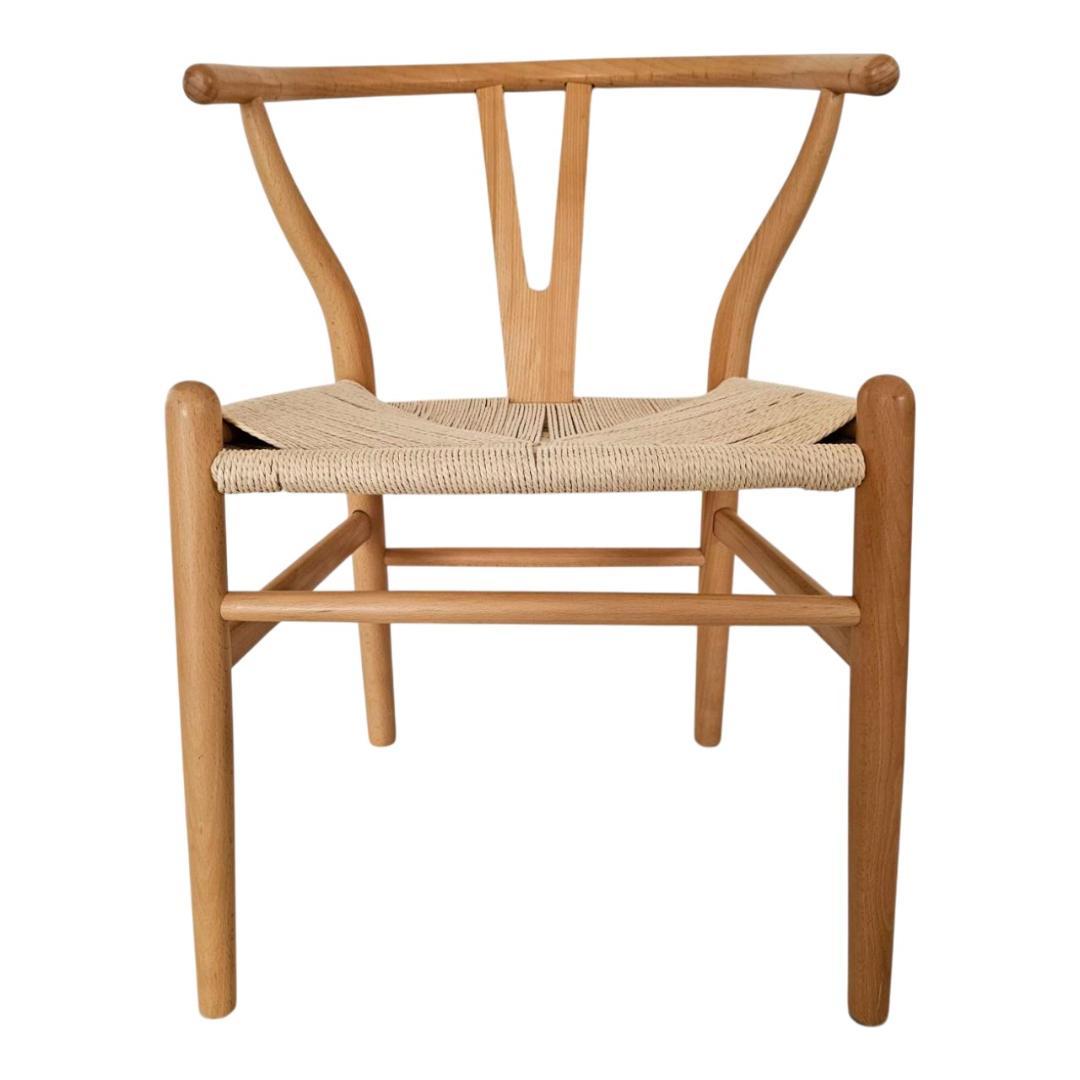 北欧Yチェア風 ペーパーコード ダイニングチェア① リプロダクト ナチュラル
