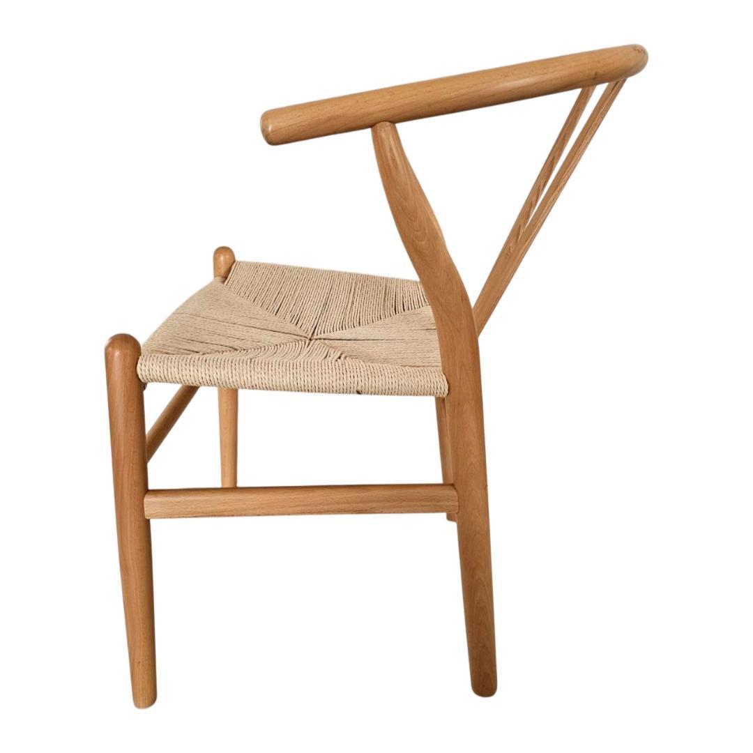 北欧Yチェア風 ペーパーコード ダイニングチェア① リプロダクト ナチュラル