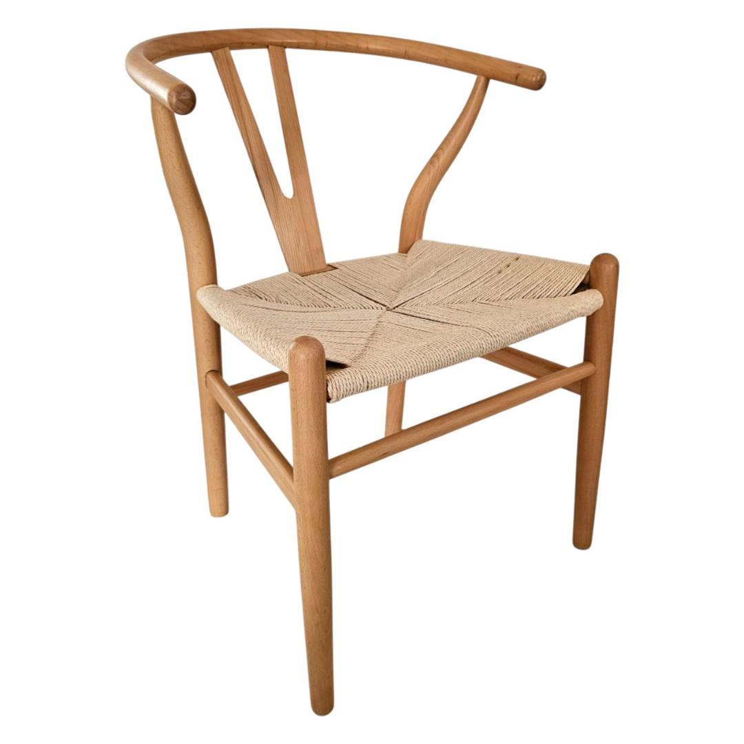 北欧Yチェア風 ペーパーコード ダイニングチェア① リプロダクト ナチュラル
