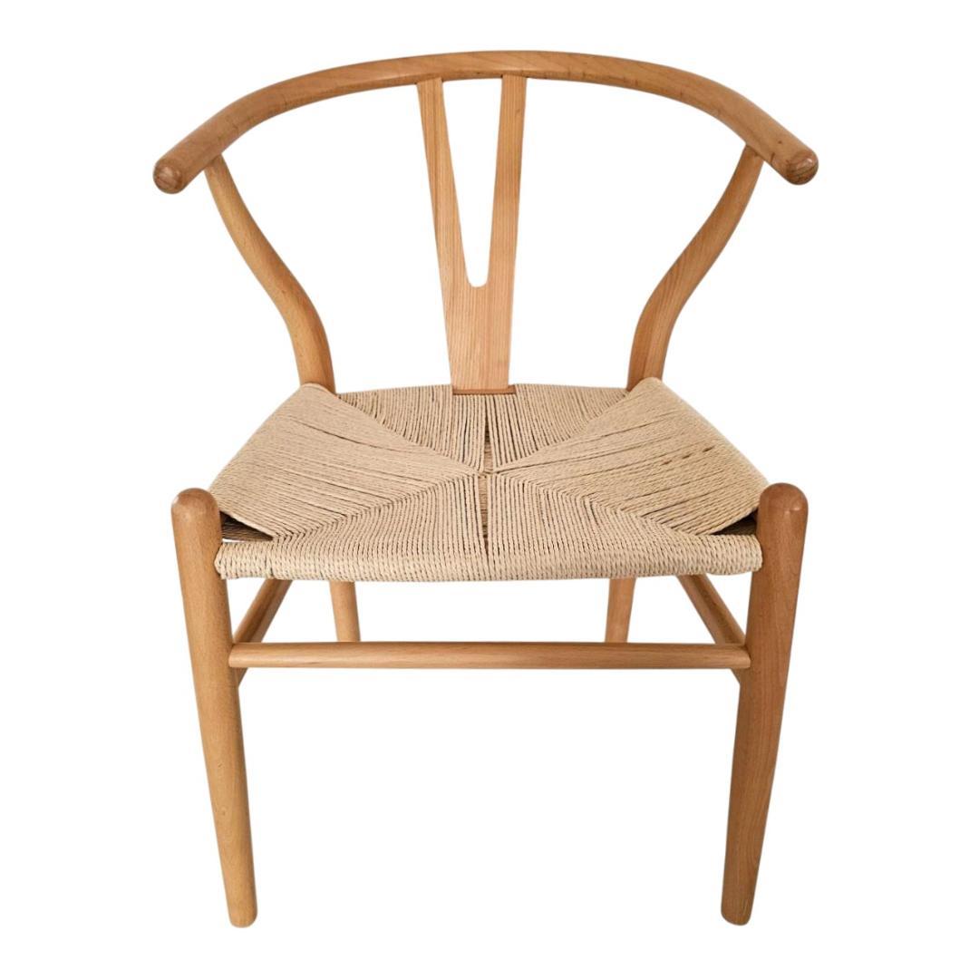 北欧Yチェア風 ペーパーコード ダイニングチェア① リプロダクト ナチュラル