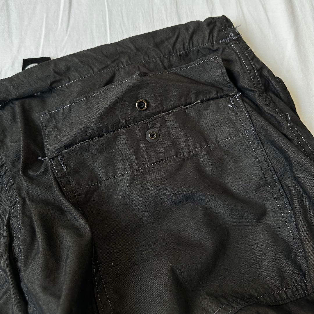 【デッドストック】89年製 スノーカモパンツ 後染めブラック M-R