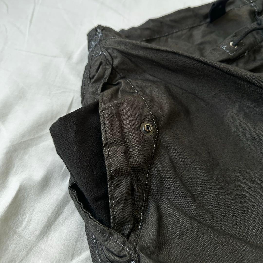 【デッドストック】89年製 スノーカモパンツ 後染めブラック M-R