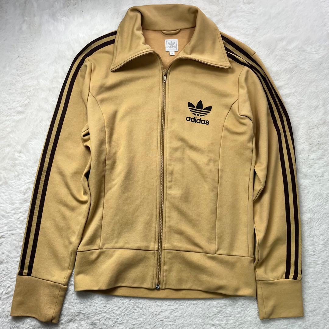 00s adidas トラックジャケット　キャメル　M