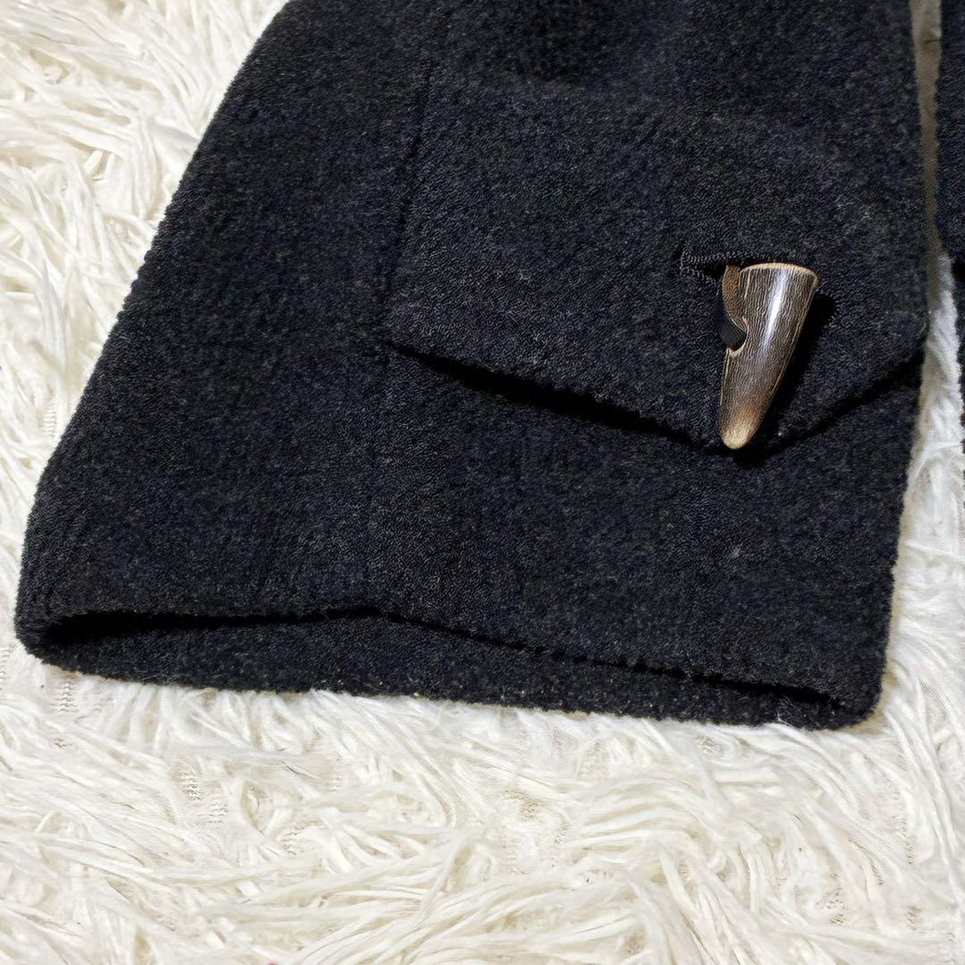 【美品】✨ バーバリー ムーアブルック ヘリンボーン ダッフルコート　L相当