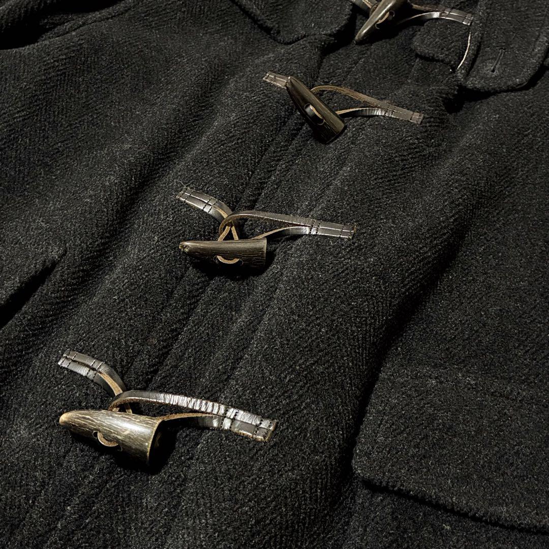 【美品】✨ バーバリー ムーアブルック ヘリンボーン ダッフルコート　L相当