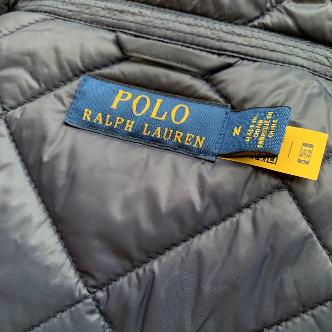 未使用品　POLO ネイビー キルティングベスト　サイズM