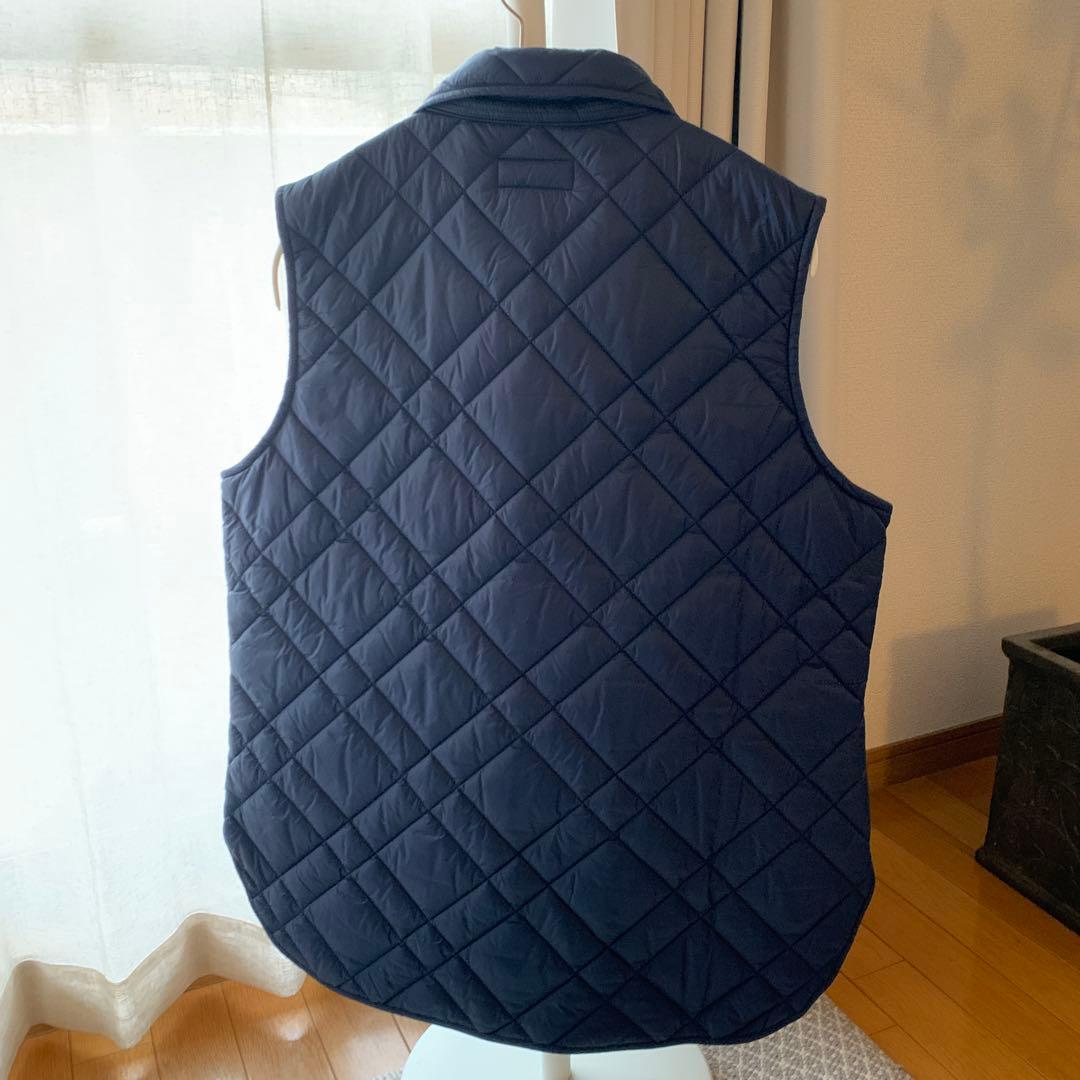 未使用品　POLO ネイビー キルティングベスト　サイズM