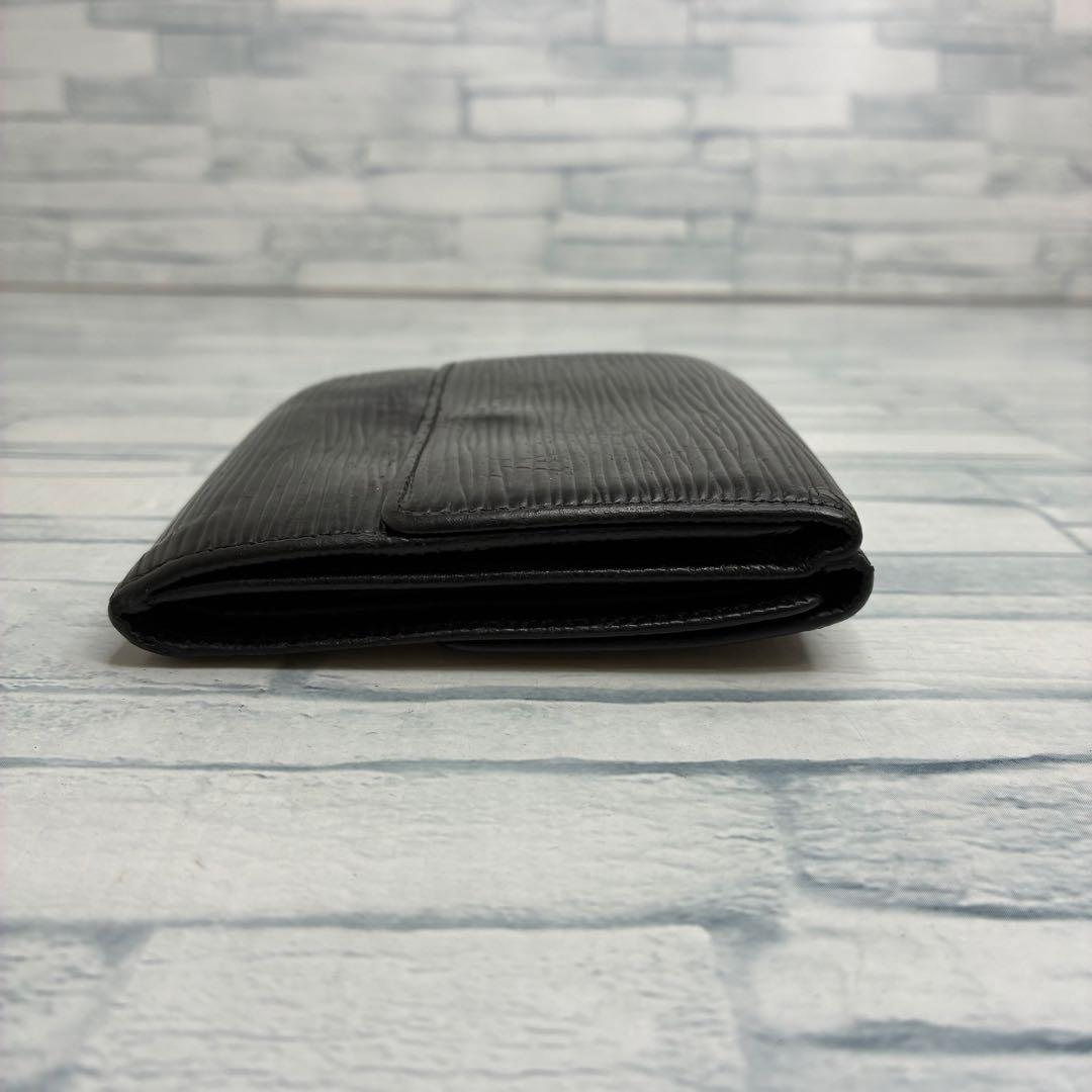 極美品　55 LOUIS VUITTON ルイヴィトン　二つ折り財布　Wホック