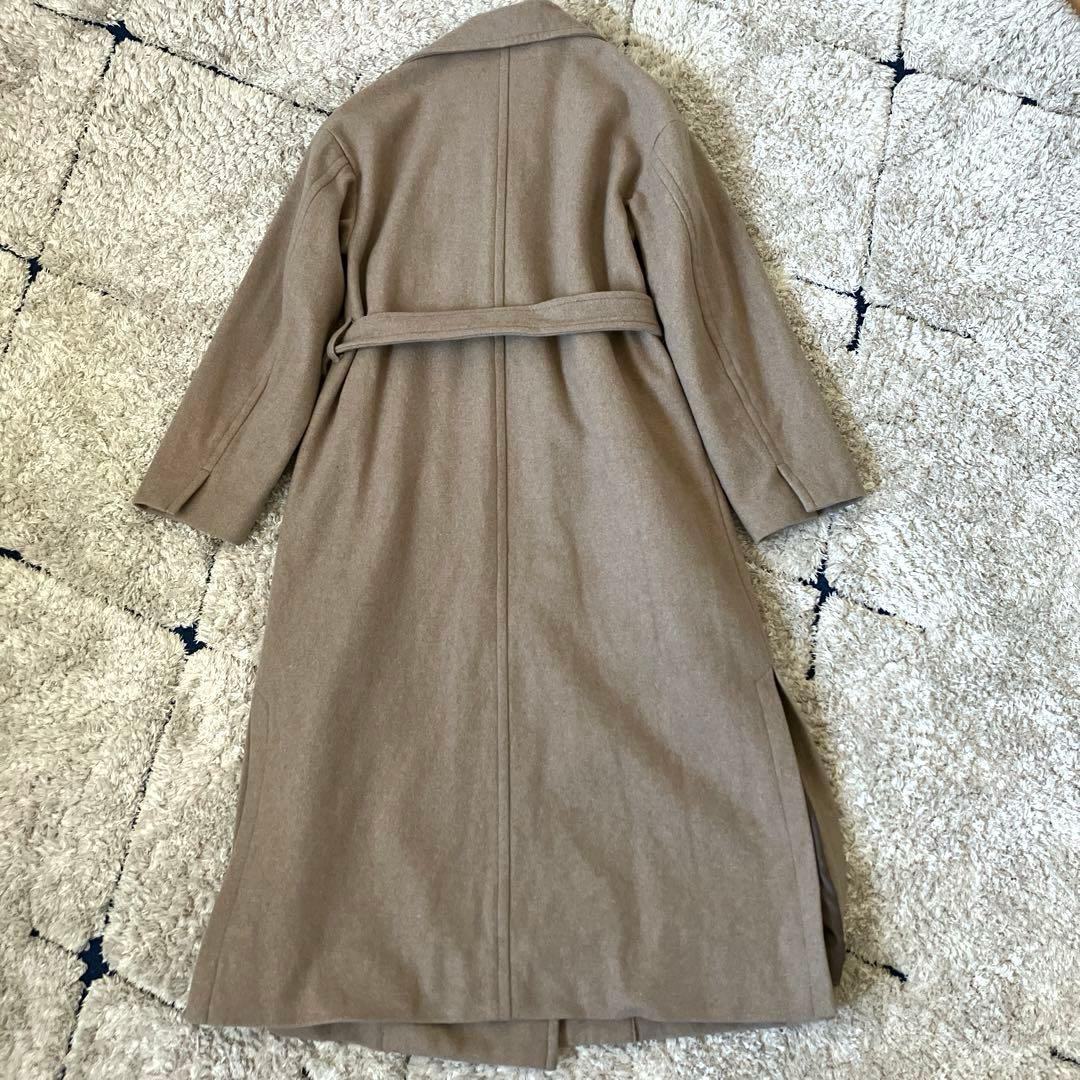 【美品✨】　スローブイエナ　チェスターコート　ロング　リボンベルト　36 S