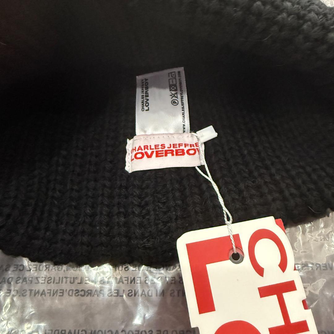 Charles Jeffrey LOVERBOY ニット帽 黒【男女兼用】