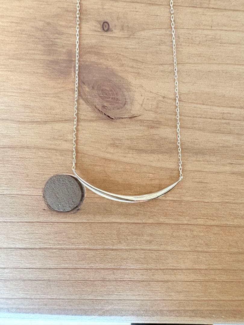 ete K10YG レイヤーブリーズネックレス　箱無し