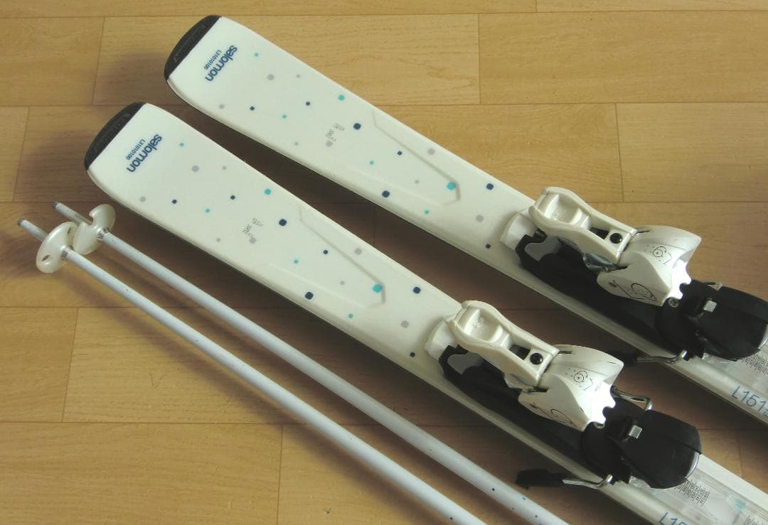 ■■送料無料■サロモン■女性用スキーセット■板151■メンテ付■