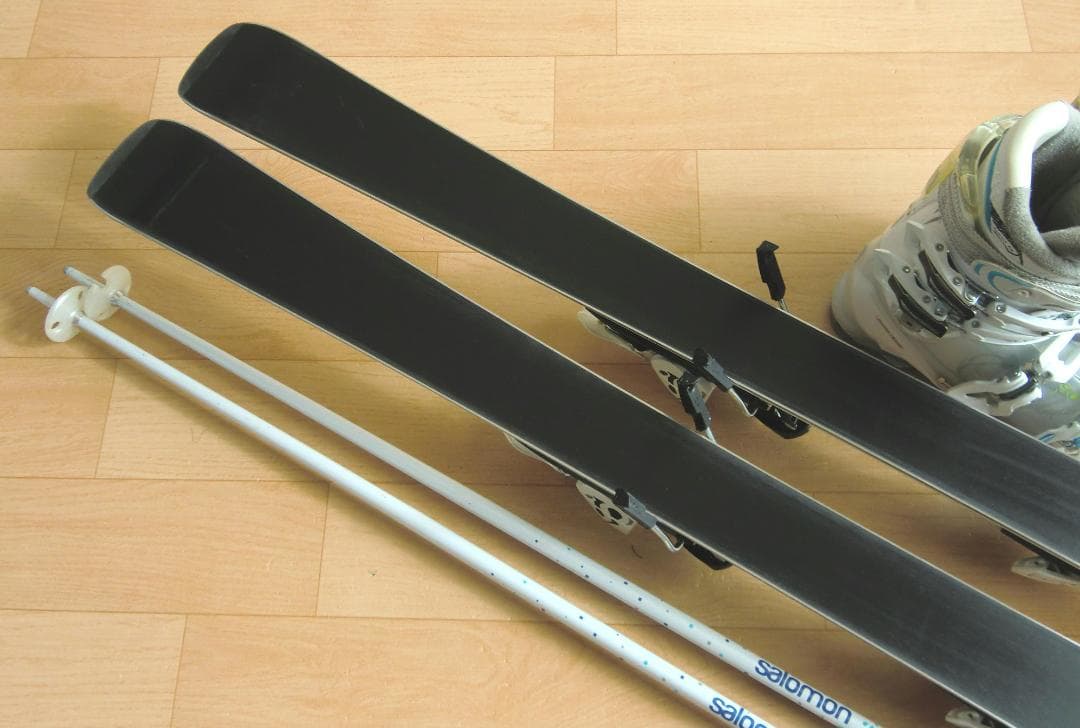 ■■送料無料■サロモン■女性用スキーセット■板151■メンテ付■