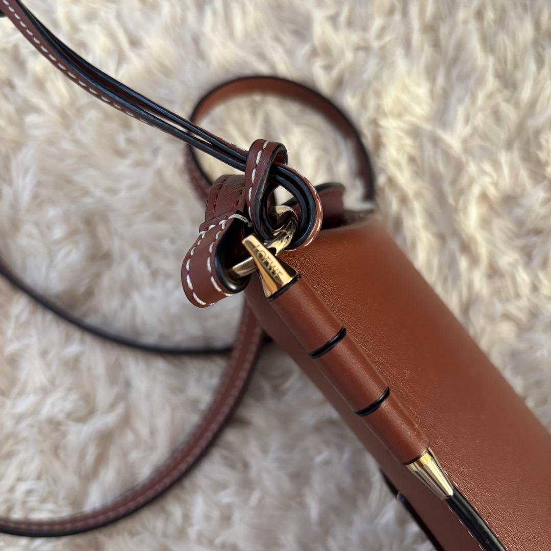 【LOEWE】ゲートポケット ブラウン ショルダーバッグ アナグラム