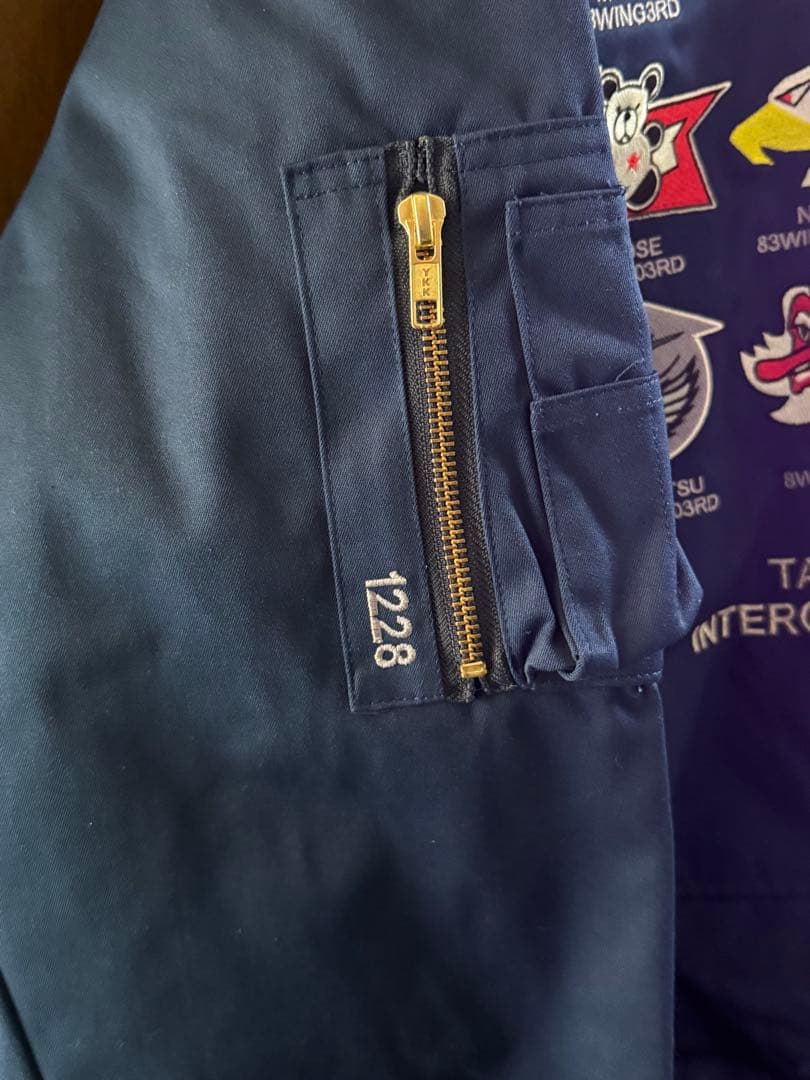 航空自衛隊　60周年　パイロットジャンパー　ベルクロ有り