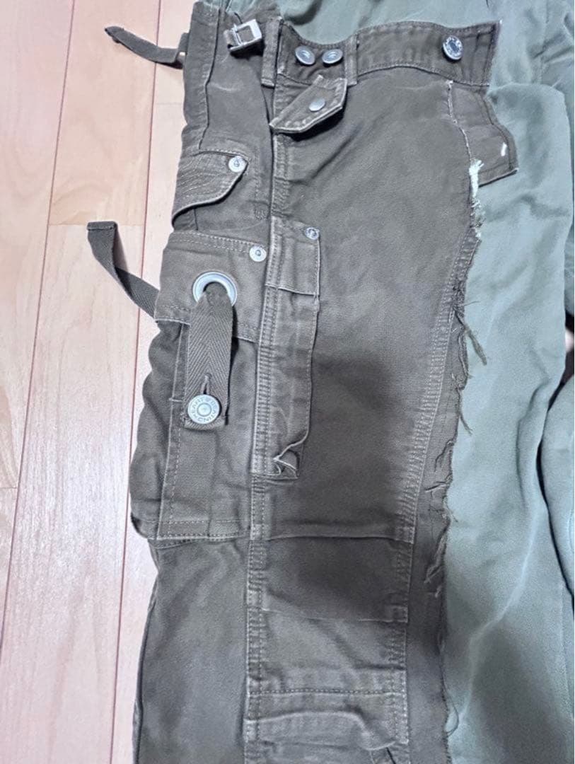 mmoption（ミリオプション）リメイクカーゴパンツ一点物