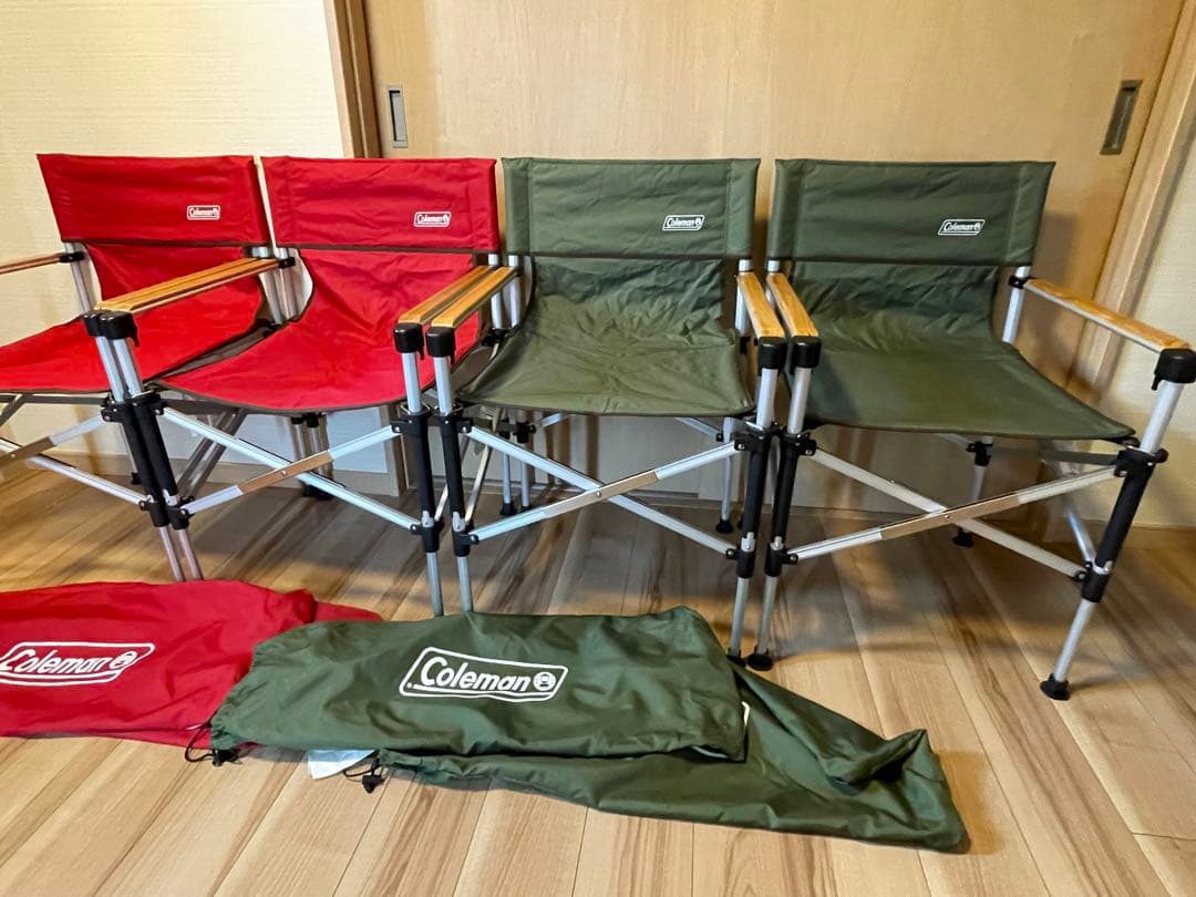 コールマン　ツーウェイキャプテンチェア　4脚