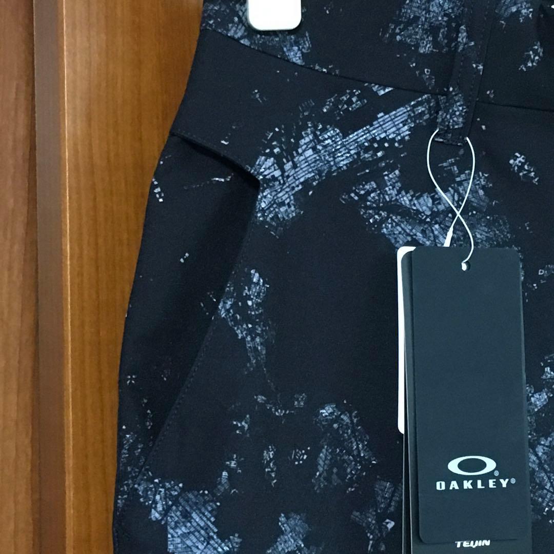 新品　オークリー　ゴルフ　上下　セットアップ　S 女性　黒　OAKLEY スカル