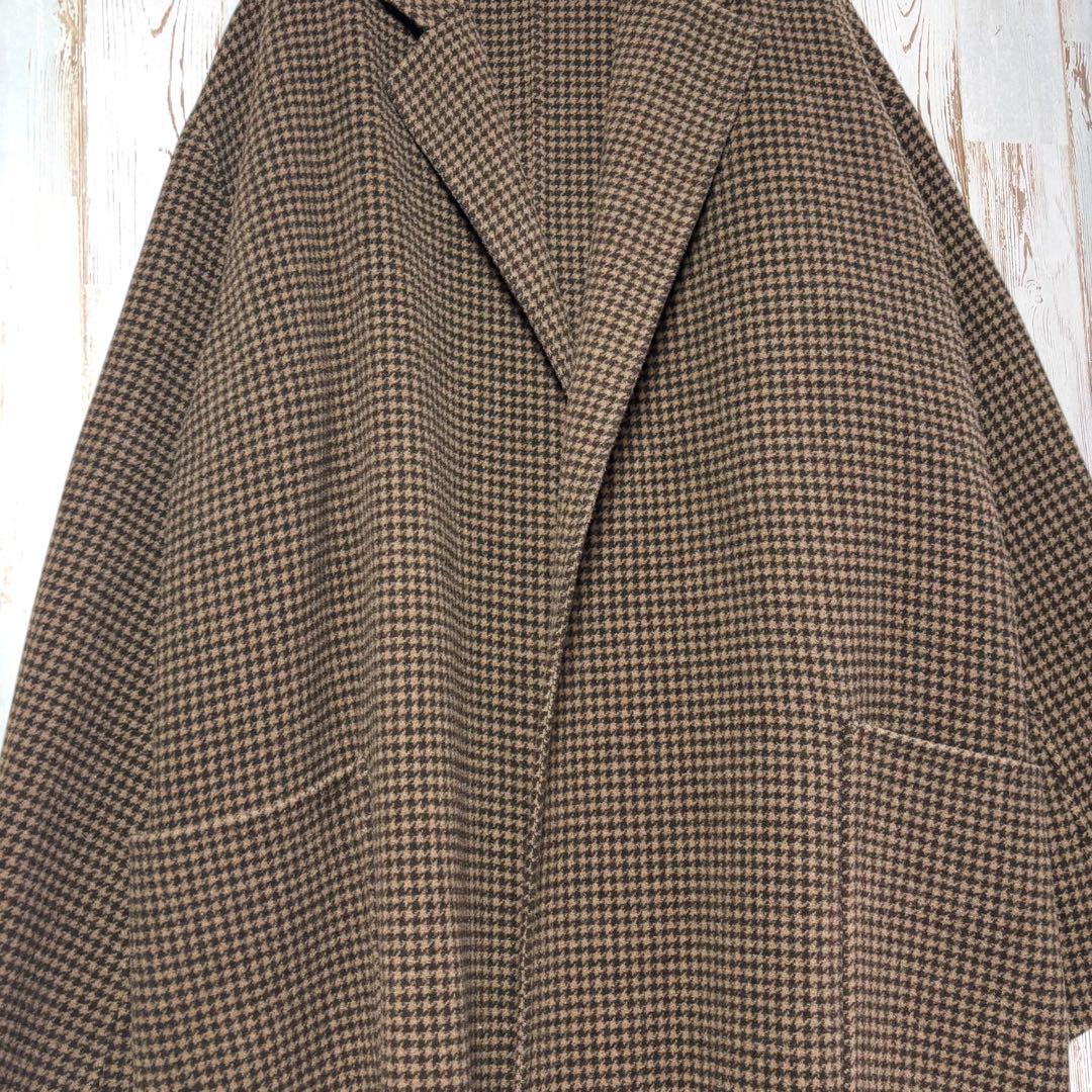 【人気完売品✨】TODAYFUL オーバーチェックコート 38 ウール ロング