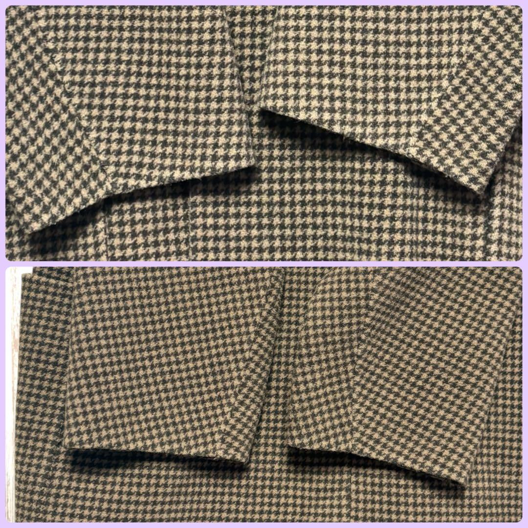 【人気完売品✨】TODAYFUL オーバーチェックコート 38 ウール ロング