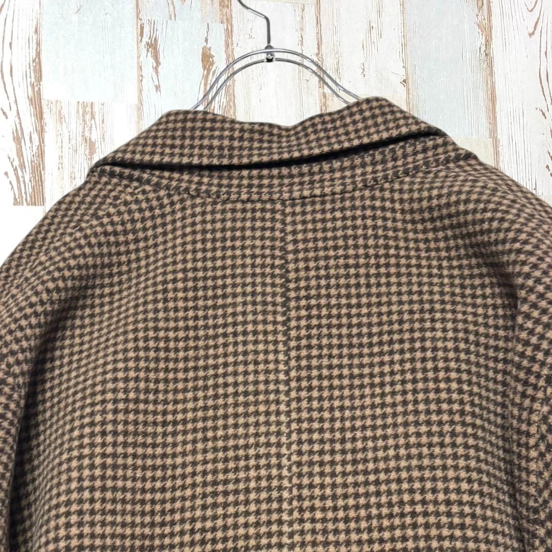 【人気完売品✨】TODAYFUL オーバーチェックコート 38 ウール ロング