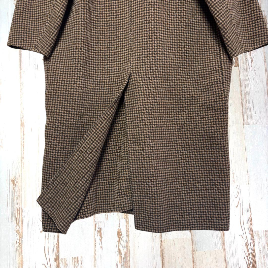 【人気完売品✨】TODAYFUL オーバーチェックコート 38 ウール ロング