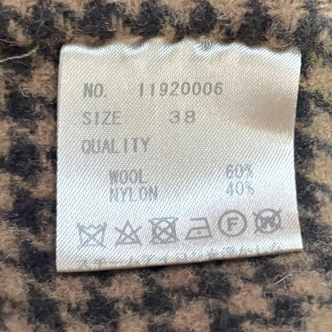 【人気完売品✨】TODAYFUL オーバーチェックコート 38 ウール ロング