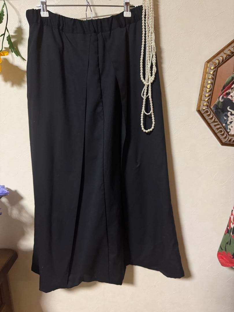 ソウソウ　袴富士　かっこいいユニークなパンツ　42双 梳毛　袴富士／濡羽色