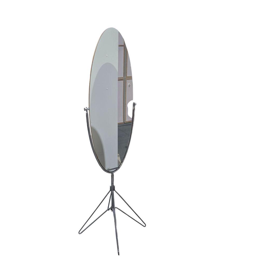 とまとアスプルンドスタンドミラー　全身鏡　オーバル　スペースエイジ