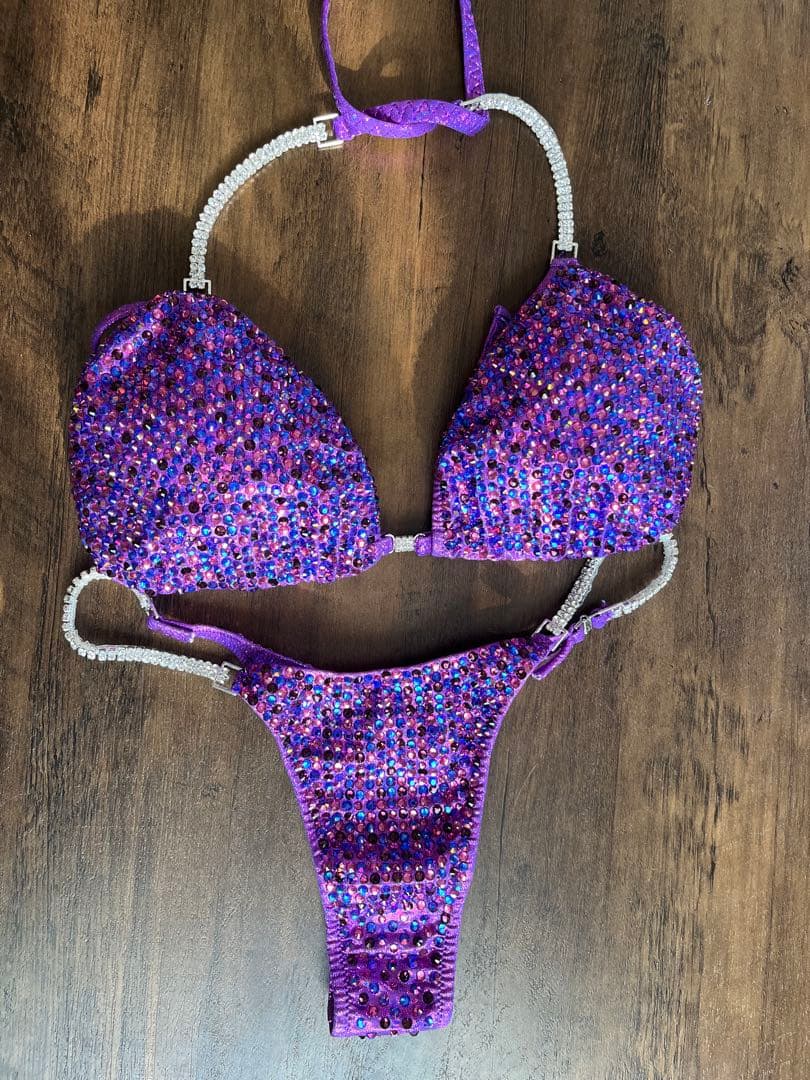 【SANIさん専用】コンテストビキニ紫　S.QUEENSbikini