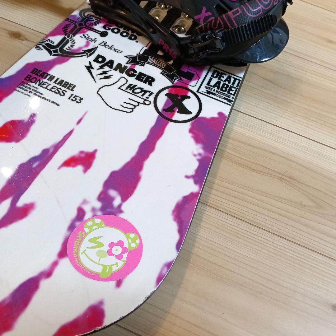 希少　デスレーベル　スノーボード　ケース付き