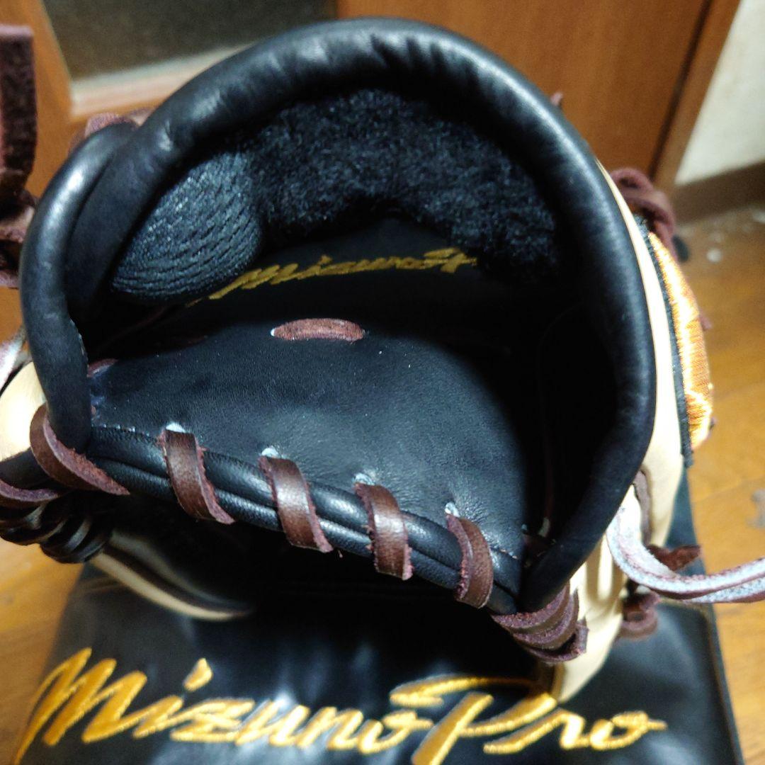 MizunoPro ORDER 軟式グローブ ブロンズ/黒　内野手用　小さめ。