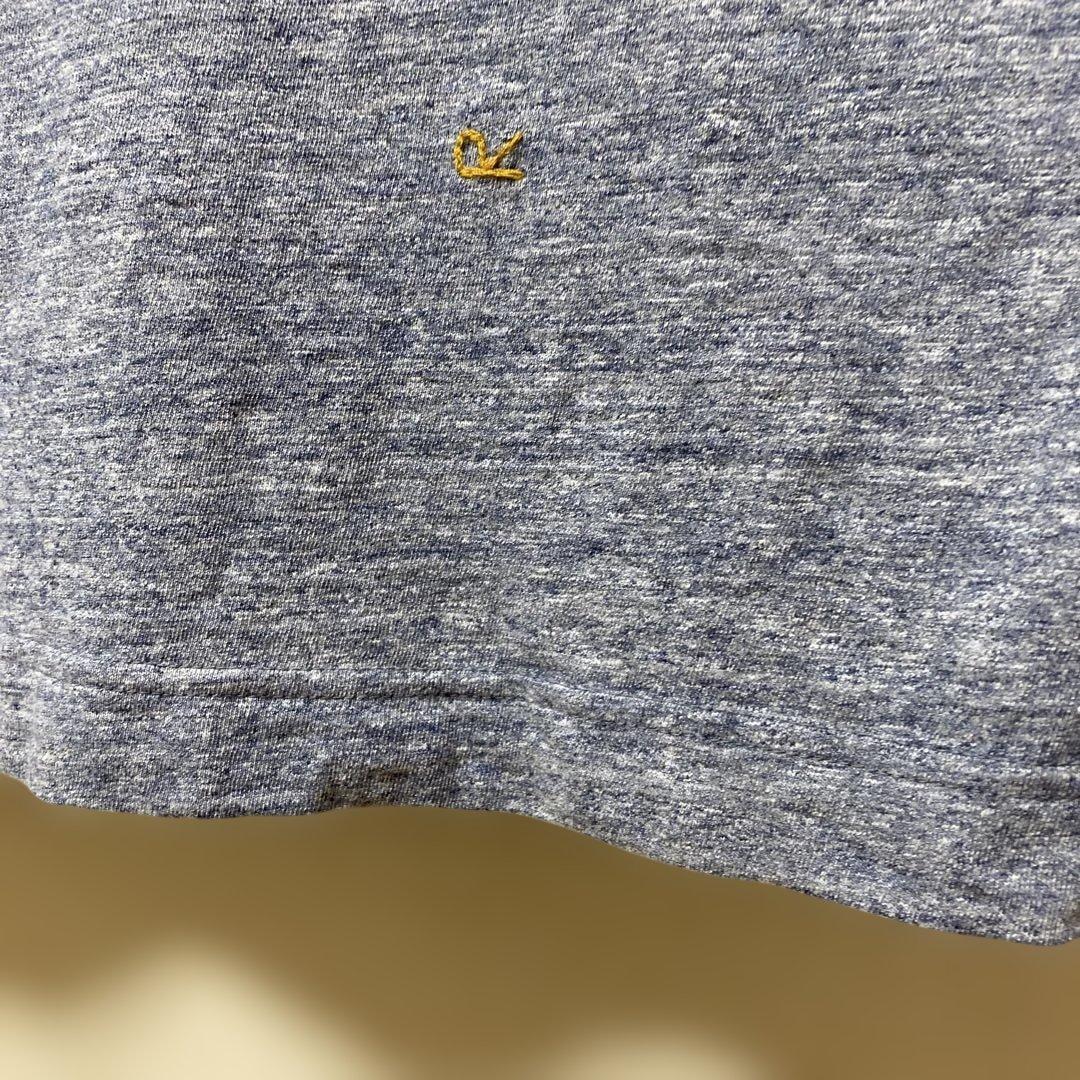 45R/45rpm日本製ブルドッグプリント 長袖 Tシャツ ロンT長袖カットソー