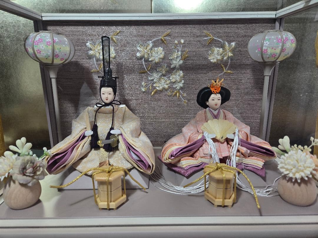 【一点限り】雛人形 ケース飾り　K49