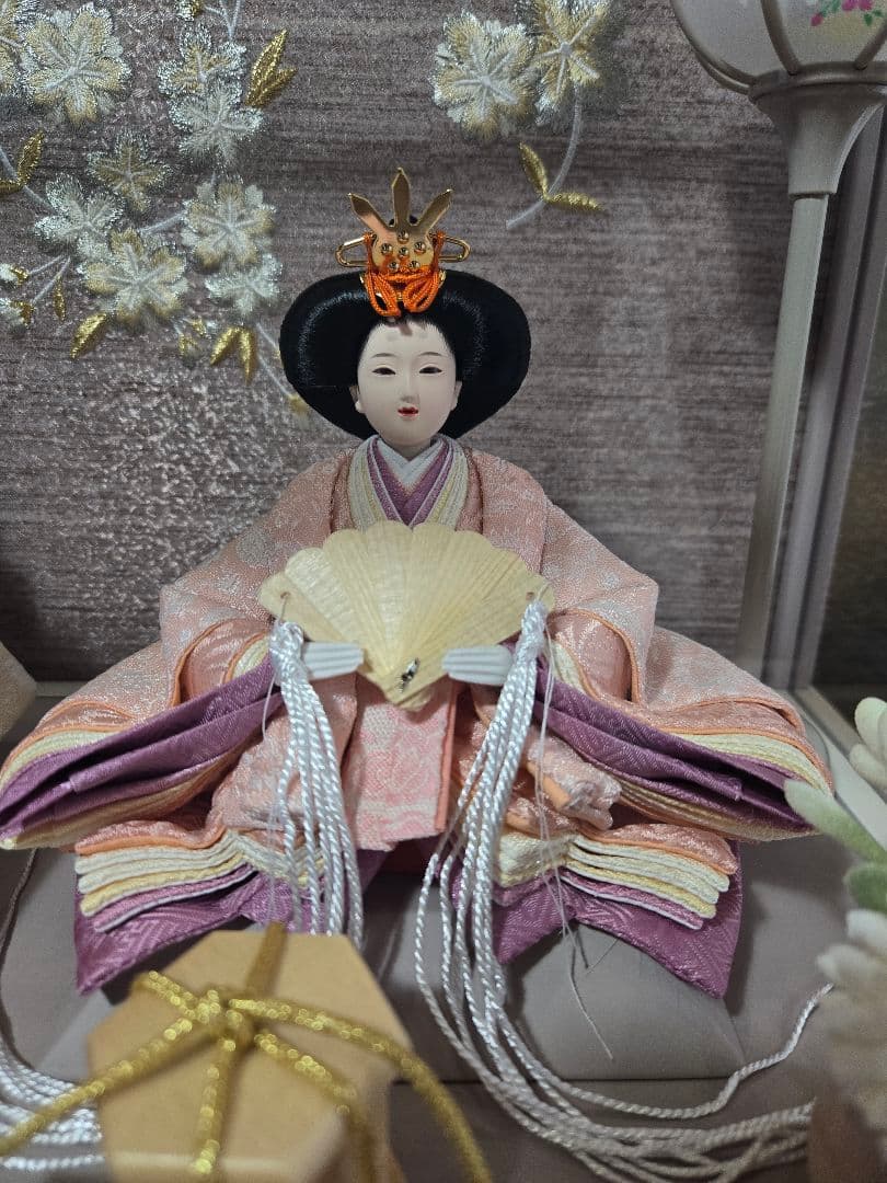 【一点限り】雛人形 ケース飾り　K49